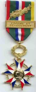 Médaille Ordonnance Reconnaissance de la Nation (TRN)